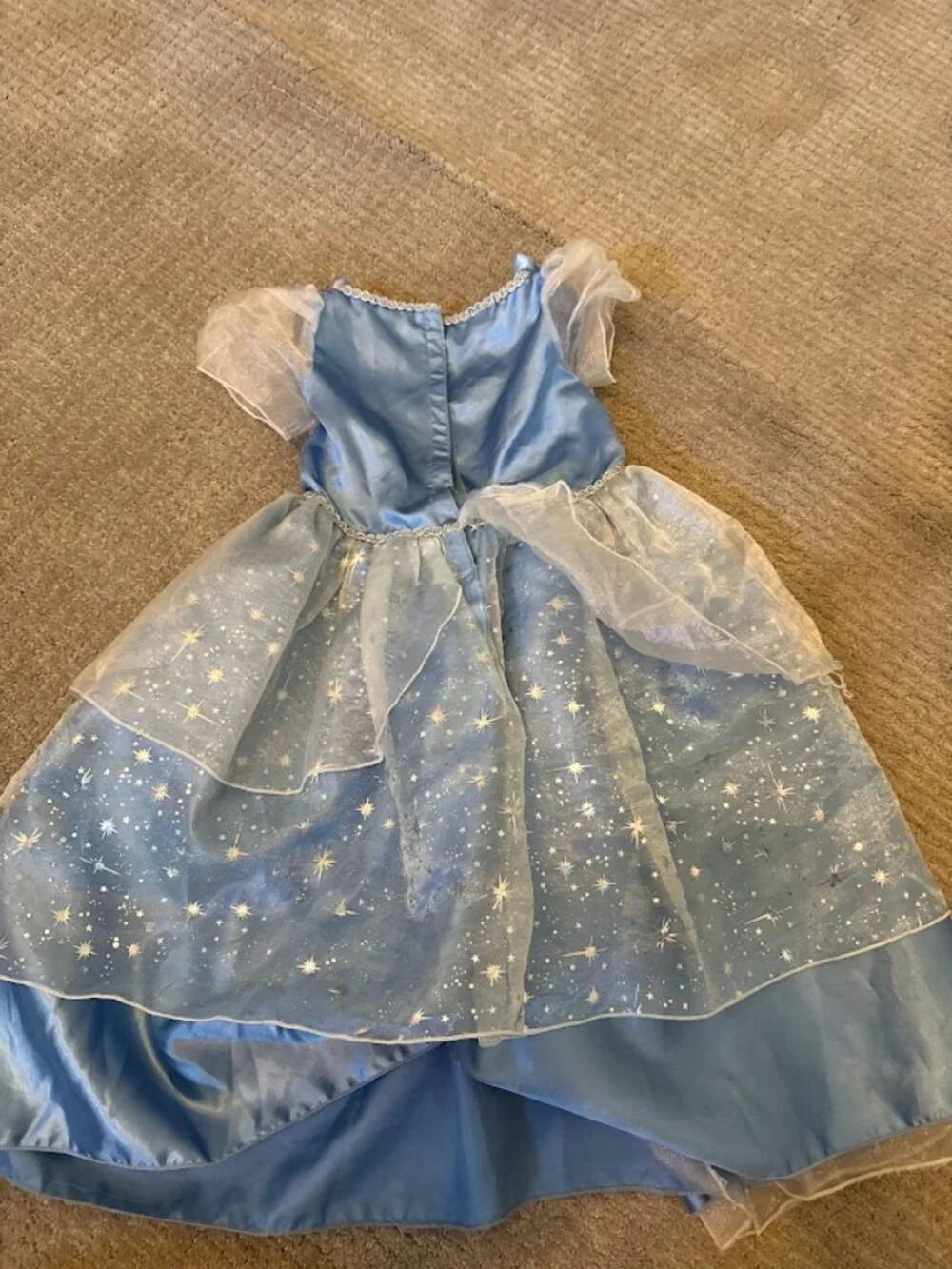 Disney Cinderella Princess Costume Dress - Girls 3T Blue Sparkle
